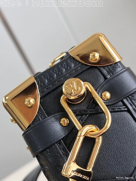 Cheap LOUIS VUITTON PM-18*12.5*8CM Trunk Side 0817